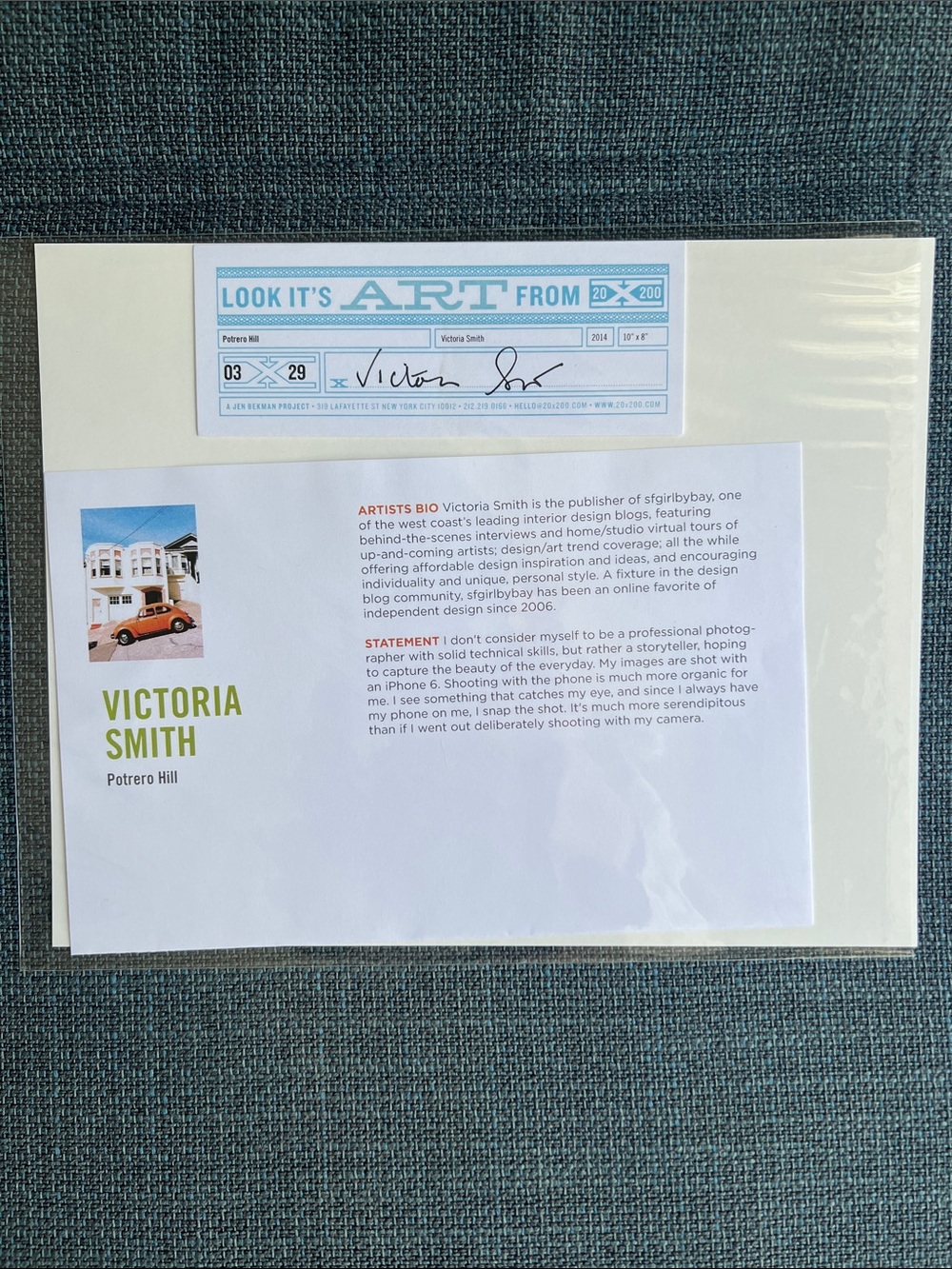 “Potrero Hill” SFGirlByBay Victoria Smith Original Photographic Print - Picture 3 of 4
